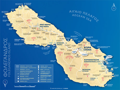 Folegandros Map